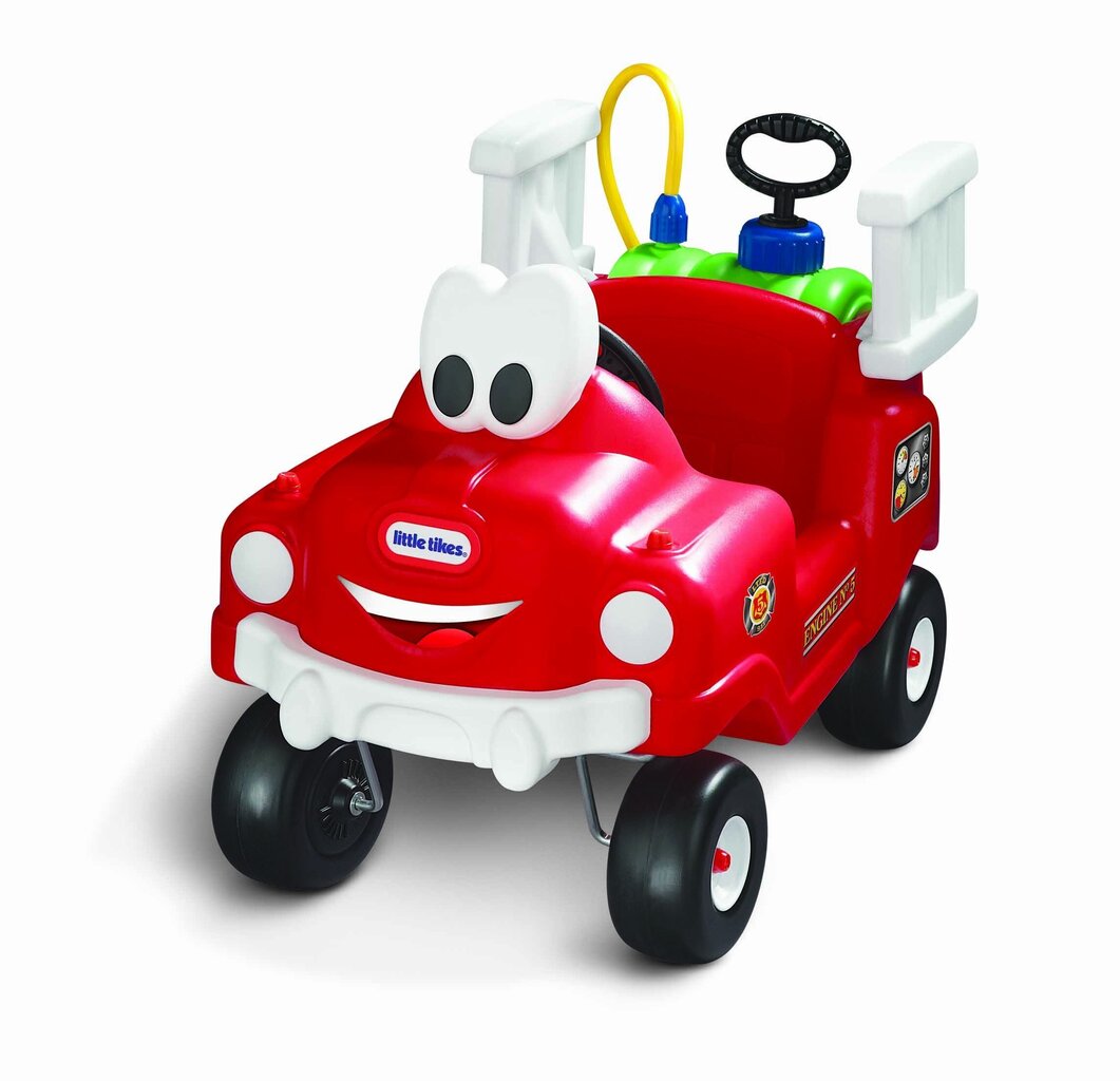 Bērnu stumjamā ugunsdzēsēju mašīna ar ūdens tvertni Little Tikes цена и информация | Rotaļlietas zīdaiņiem | 220.lv