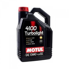 Моторное масло Motul 4100 Turbolight 10W40, 109462, 4 л цена и информация | Моторное масло | 220.lv