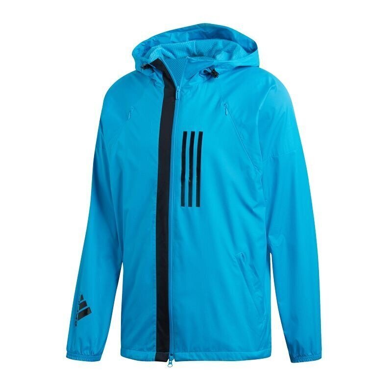 Virsjaka vīriešiem Adidas WND JKT Fleece-Lined M DZ0053, zila цена и информация | Vīriešu virsjakas | 220.lv