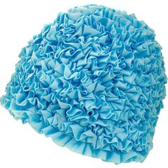 Sieviešu peldcepure Aqua Speed Ruffle Cap W col 02, zila cena un informācija | Peldcepures | 220.lv