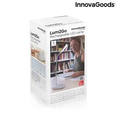 InnovaGoods Akumulatora uzlādējama LED galda lampa Lum2go цена и информация | Настольные лампы | 220.lv