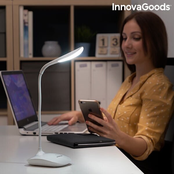 InnovaGoods Akumulatora uzlādējama LED galda lampa Lum2go cena un informācija | Galda lampas | 220.lv
