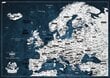 Eiropas karte ar piespraudēm 59,5 x 42 cm цена и информация | Pasaules kartes | 220.lv