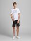 JACK & JONES zēnu šorti 12189855*01, melni 5715096079483 цена и информация | Zēnu šorti | 220.lv