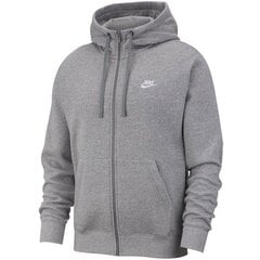 Джемпер мужской Nike NSW Club Hoodie FZ M BV2648 063, серый цена и информация | Мужская спортивная одежда | 220.lv
