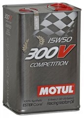 Motul 300V Competition motoreļļa, 15W50, 103920, 5 l cena un informācija | Motoreļļas | 220.lv