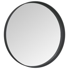 vidaXL sienas spogulis, 40 cm, melns цена и информация | Зеркала | 220.lv