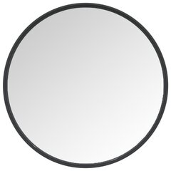 vidaXL sienas spogulis, 40 cm, melns цена и информация | Зеркала | 220.lv