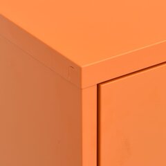 vidaXL skapītis, 80x35x101,5 cm, tērauds, oranžs цена и информация | Шкафчики в гостиную | 220.lv