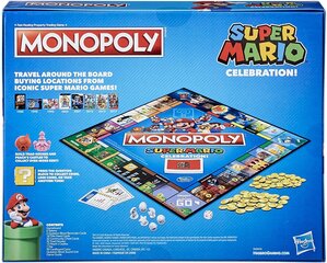 Galda spēle Monopoly Super Mario Celebration! cena un informācija | Galda spēles | 220.lv