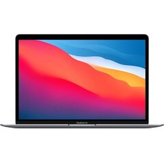 MacBook Air 2020 Retina 13" - M1 / 8GB / 256GB SSD / SWE / Space Gray (lietots, stāvoklis A) цена и информация | Ноутбуки | 220.lv