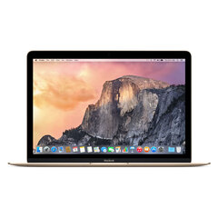 MacBook 2015 Retina 12" - Core M 1.1GHz / 8GB / 256GB SSD / INT / Gold (lietots, stāvoklis C) cena un informācija | Portatīvie datori | 220.lv