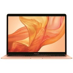 MacBook Air 2019 Retina 13" - Core i5 1.6GHz / 8GB / 128GB SSD / SWE / Gold (lietots, stāvoklis A) cena un informācija | Portatīvie datori | 220.lv