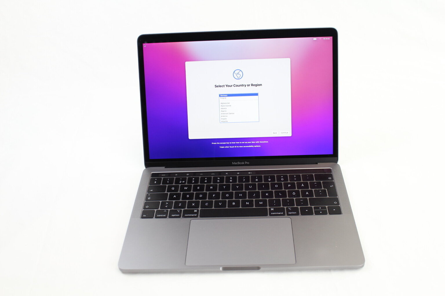 MacBook Pro 2019 Retina 13" 2xUSB-C - Core i5 1.4GHz / 8GB / 128GB SSD / SWE / Space Gray (lietots, stāvoklis A) cena un informācija | Portatīvie datori | 220.lv