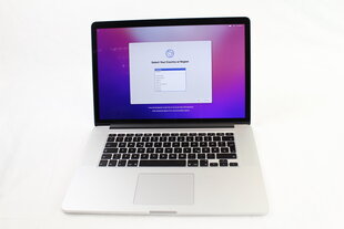 MacBook Pro 2015 Retina 15" - Core i7 2.2GHz / 16GB / 256GB SSD / SWE / Silver (lietots, stāvoklis A) cena un informācija | Portatīvie datori | 220.lv