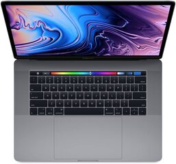 MacBook Pro 2016 Retina 15" 4xUSB-C - Core i7 2.6GHz / 16GB / 256GB SSD / SWE / Space Gray (lietots, stāvoklis C) cena un informācija | Portatīvie datori | 220.lv