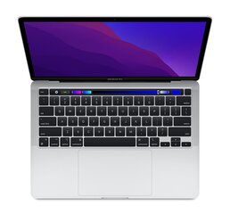 MacBook Pro 2020 Retina 13" 2xUSB-C - M1 / 8GB / 512GB SSD / RUS / Silver (lietots, stāvoklis A) cena un informācija | Portatīvie datori | 220.lv