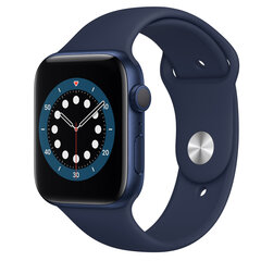 Apple Watch Series 6 44mm Blue Aluminum/Sport Band цена и информация | Смарт-часы (smartwatch) | 220.lv