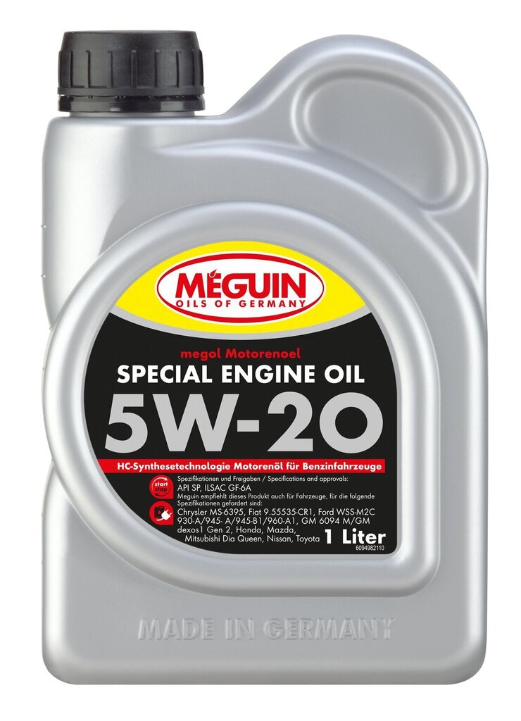 Motoreļļa, 5W-20 Meguin Special Engine oil, 1L cena un informācija | Motoreļļas | 220.lv