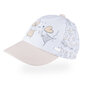 TuTu kokvilnas vienslāņa cepure ar nagu, meitenēm, balta cena un informācija | Cepures, cimdi, šalles meitenēm | 220.lv