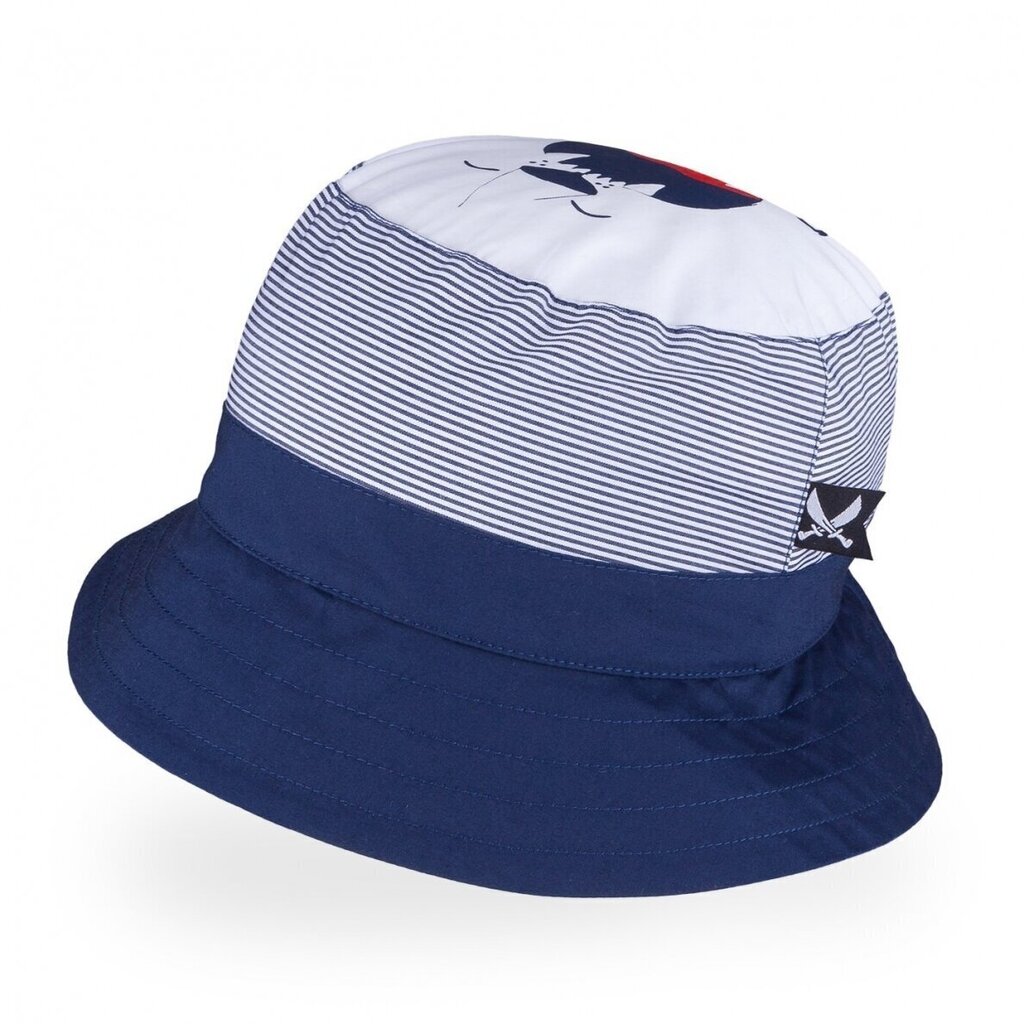 Kokvilnas plānā cepure-panama zēniem TuTu, zila cena un informācija | Cepures, cimdi, šalles zēniem | 220.lv