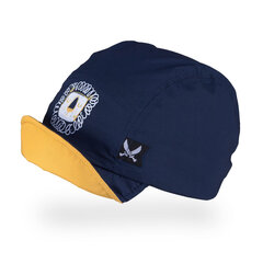 TuTu хлопковая одинарная шапка с козырьком для мальчиков, синяя цена и информация | Шапки, перчатки, шарфы для мальчиков | 220.lv