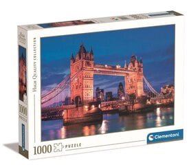 Пазл Clementoni Tower Bridge At Night, 1000 д. цена и информация | Пазлы | 220.lv