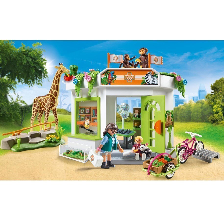 70900 PLAYMOBIL, Zoodārza veterinārā prakse цена и информация | Konstruktori | 220.lv