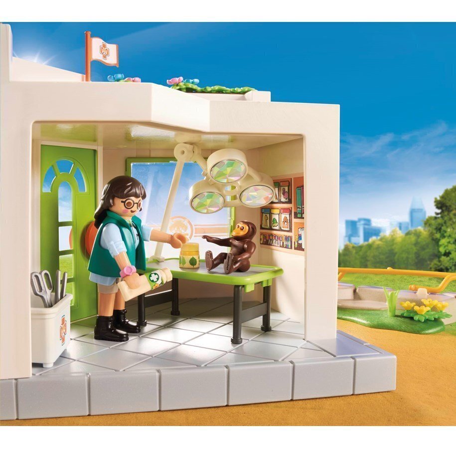 70900 PLAYMOBIL, Zoodārza veterinārā prakse цена и информация | Konstruktori | 220.lv