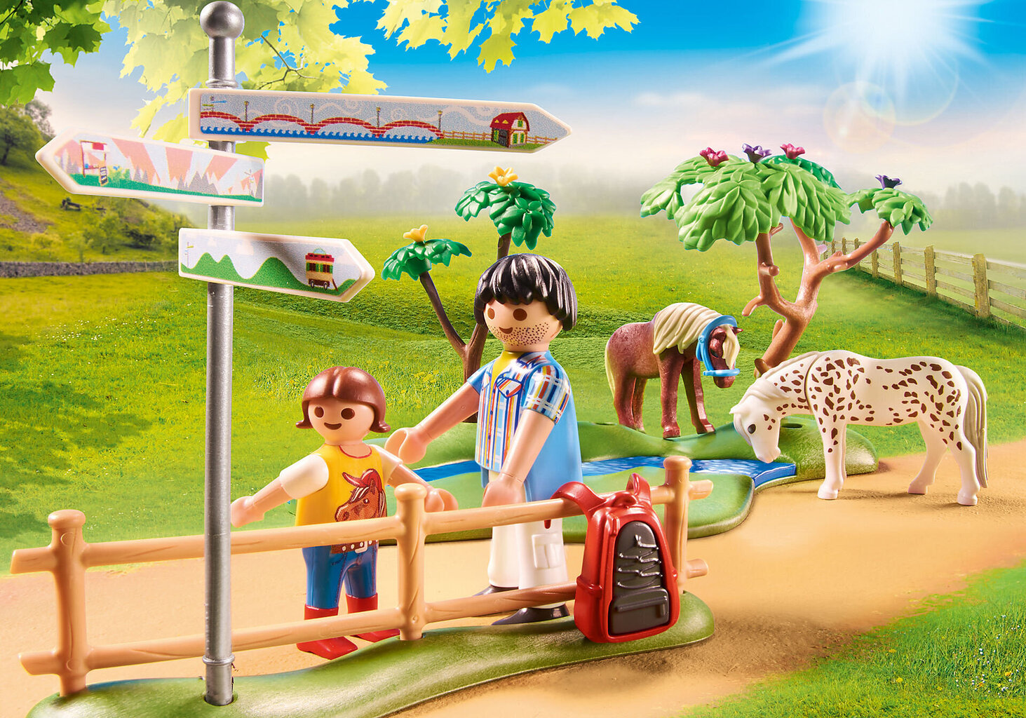 70512 Playmobil, laimīgo poniju dārzs цена и информация | Konstruktori | 220.lv