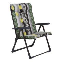 Saliekamais krēsls Patio Bilbao XL, melns/pelēks cena un informācija | Dārza krēsli | 220.lv