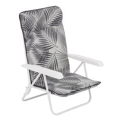 Saliekamais krēsls Patio G030-06PB, pelēks/balts cena un informācija | Dārza krēsli | 220.lv