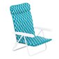 Saliekamais krēsls Patio H030-21PB, zils/balts cena un informācija | Dārza krēsli | 220.lv
