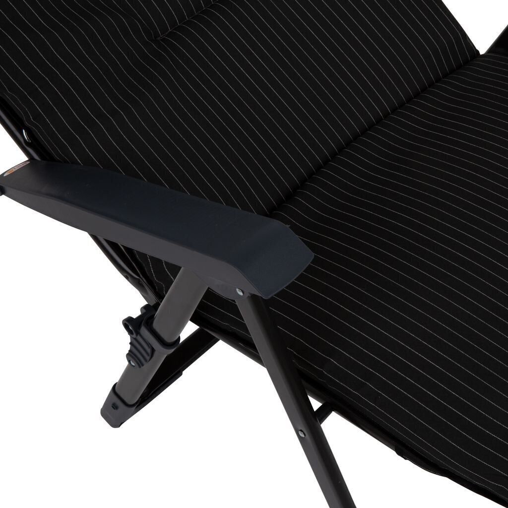 Saliekamais krēsls Patio Bilbao XL, melns cena un informācija | Dārza krēsli | 220.lv