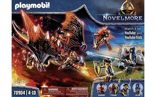 70904 PLAYMOBIL® Novelmore Dragon Attack Pūķu treneris cena un informācija | Konstruktori | 220.lv