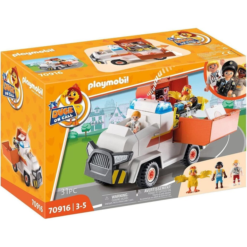 70916 PLAYMOBIL, D.O.C.- ātrās palīdzības automobilis cena un informācija | Konstruktori | 220.lv