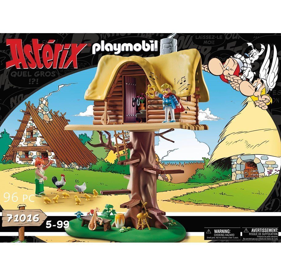 71016 PLAYMOBIL, Asterix: Cacofonix ar mājiņu kokā цена и информация | Konstruktori | 220.lv