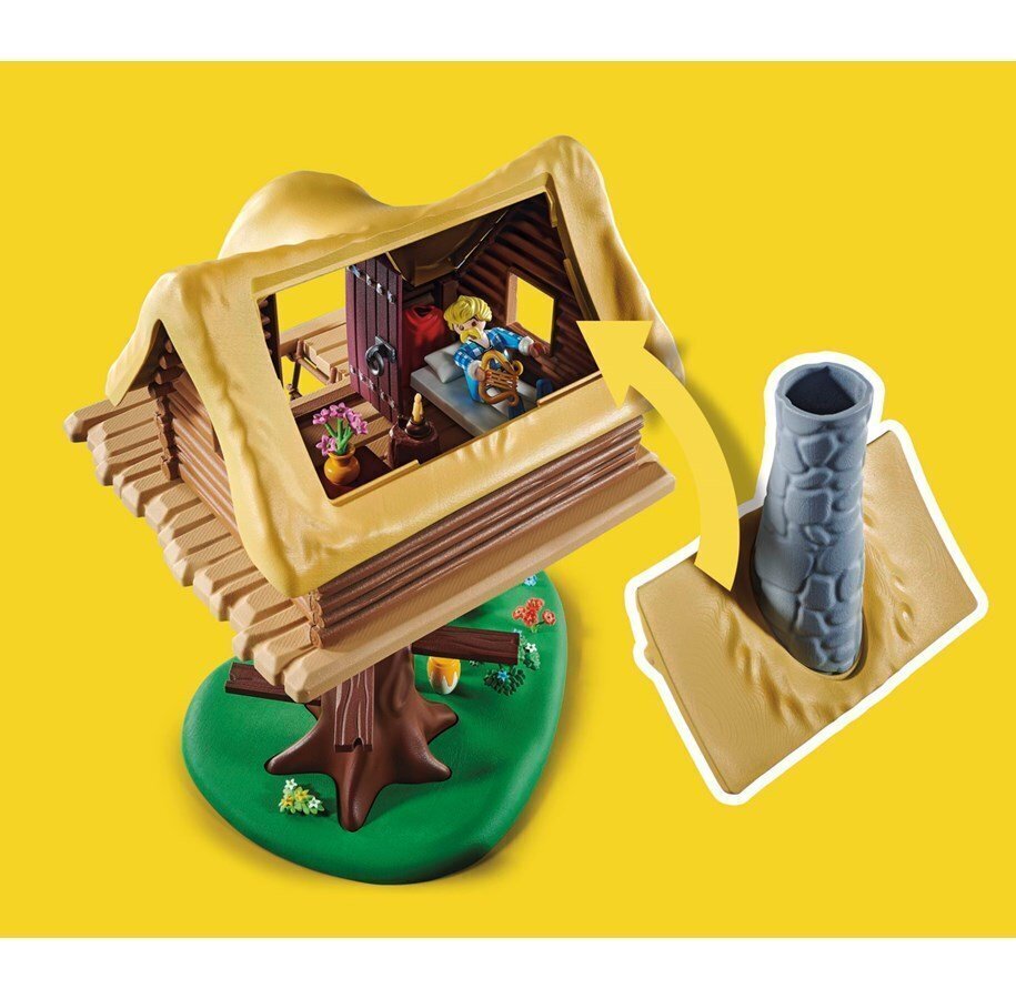 71016 PLAYMOBIL, Asterix: Cacofonix ar mājiņu kokā cena un informācija | Konstruktori | 220.lv