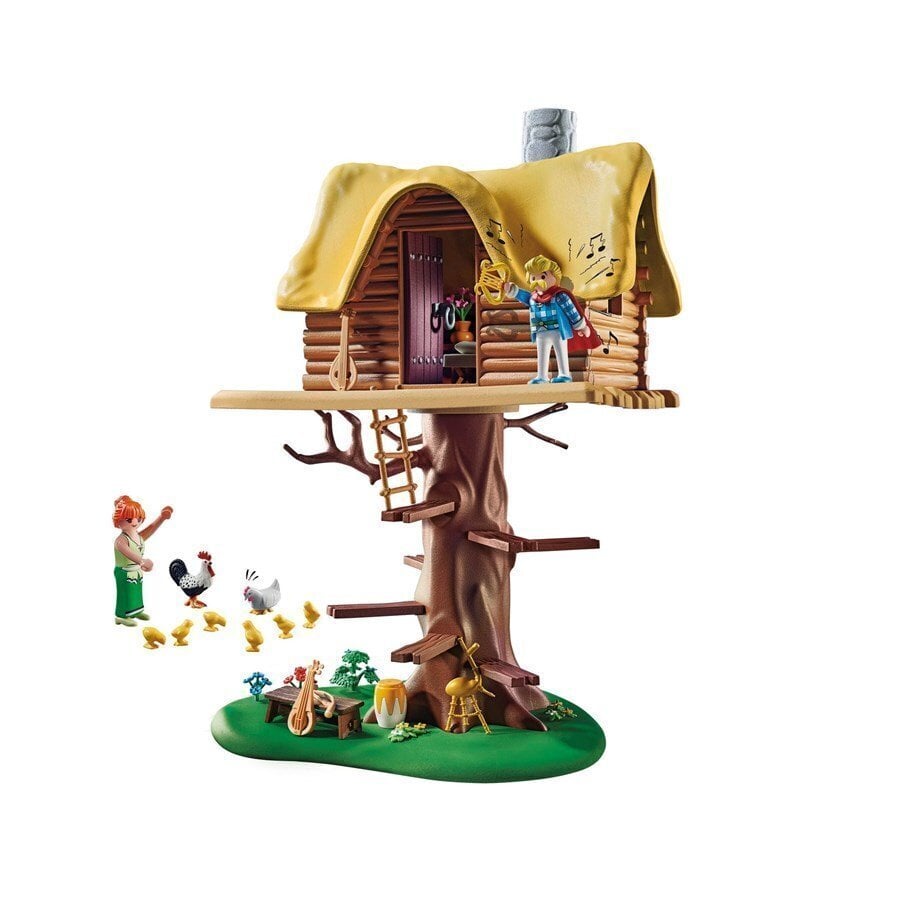 71016 PLAYMOBIL, Asterix: Cacofonix ar mājiņu kokā cena un informācija | Konstruktori | 220.lv