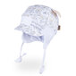 Dubultā cepure ar auklām, ausīm un nagu meitenēm TuTu, balta cena un informācija | Zīdaiņu cepures, cimdi, šalles | 220.lv