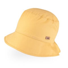 Viengabala cepure-panama meitenēm TuTu, dzeltena cena un informācija | Cepures, cimdi, šalles meitenēm | 220.lv