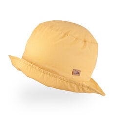 Viengabala cepure-panama meitenēm TuTu, dzeltena cena un informācija | Cepures, cimdi, šalles meitenēm | 220.lv
