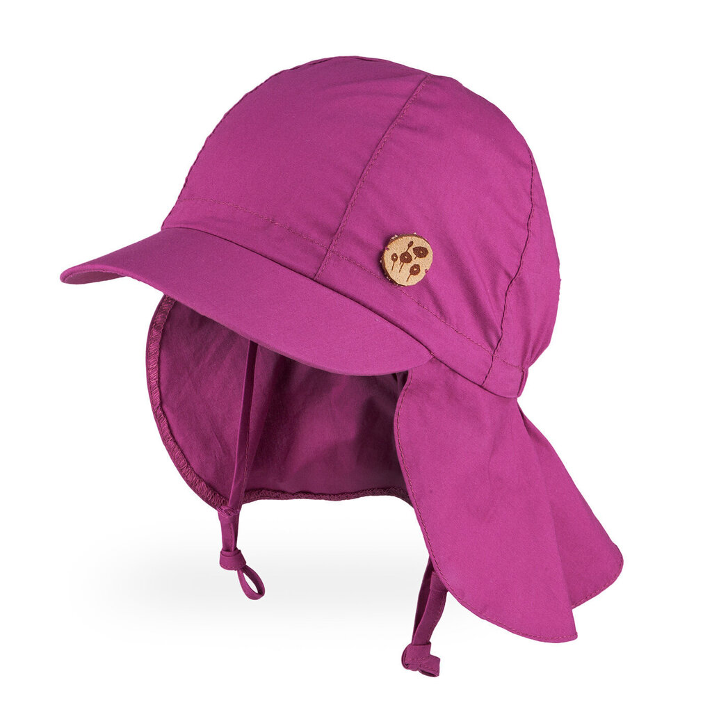 Viengabala cepure ar nagu, auklām, kakla aizsargu meitenēm TuTu, bordo cena un informācija | Cepures, cimdi, šalles meitenēm | 220.lv