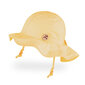 Kokvilnas viengabala cepure ar auklām meitenēm TuTu, dzeltena cena un informācija | Cepures, cimdi, šalles meitenēm | 220.lv
