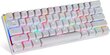 Tastatūra Motospeed CK62 balta bezvadu 60% ar RGB fona apgaismojumu cena un informācija | Klaviatūras | 220.lv