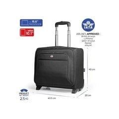 PORT DESIGNS Laptop Trolley HANOI II Tro цена и информация | Рюкзаки, сумки, чехлы для компьютеров | 220.lv