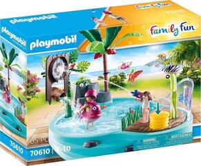 Конструктор 70610 Playmobil, веселый бассейн с водяными брызгами цена и информация | Конструкторы и кубики | 220.lv