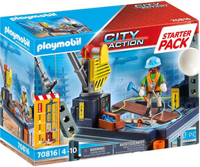 70816 PLAYMOBIL® City Life, строительная площадка цена и информация | Конструкторы и кубики | 220.lv