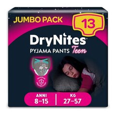 Meiteņu biksīšu iepakojums DryNites Pyjama Pants Teen (13 uds) cena un informācija | Autiņbiksītes | 220.lv