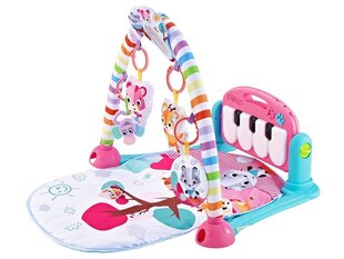 Коврик для детей с пианино, розовый цена и информация | Игрушки для малышей | 220.lv